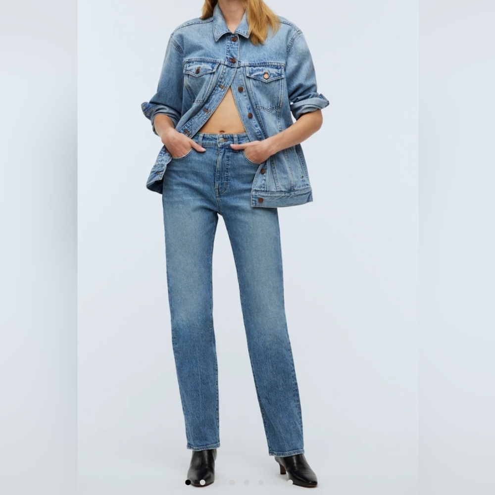 NWT 🧊 Madewell Women's 90s Straight Leg Jeans - Rondell Wash